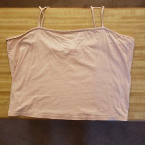 H&M DIVIDED Pink Cropped Tank Top